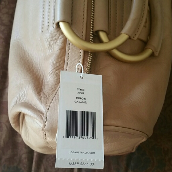 NWT Ugg Lexi Zip Satchel (Carmel) ZS009 - Picture 4 of 4